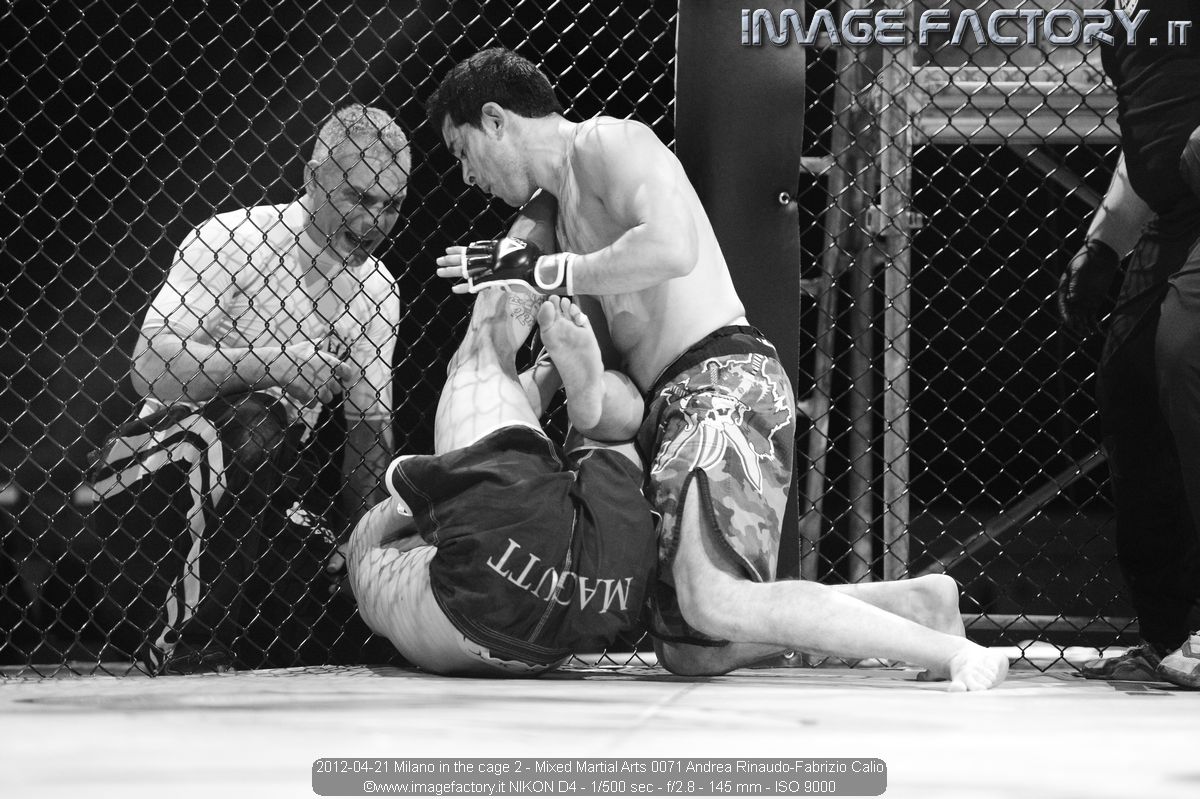 2012-04-21 Milano in the cage 2 - Mixed Martial Arts 0071 Andrea Rinaudo-Fabrizio Calio
